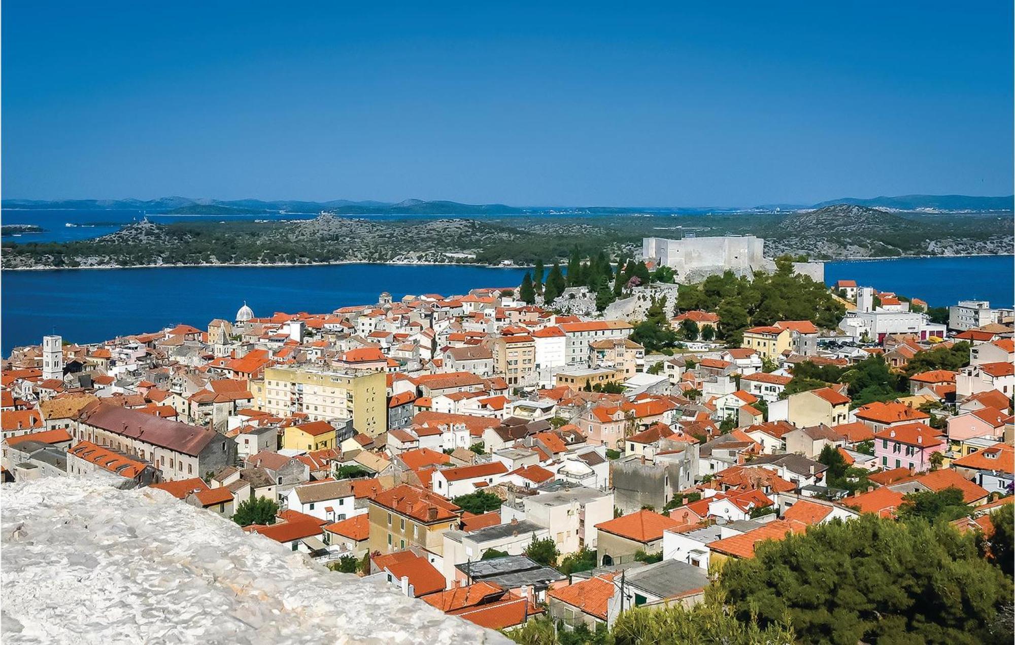 Nice Home In Sibenik With Kitchen Bagian luar foto